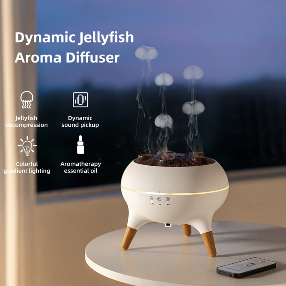 MODENIX™- 3D JELLYFISH FLAME AROMATHERAPY DIFFUSER