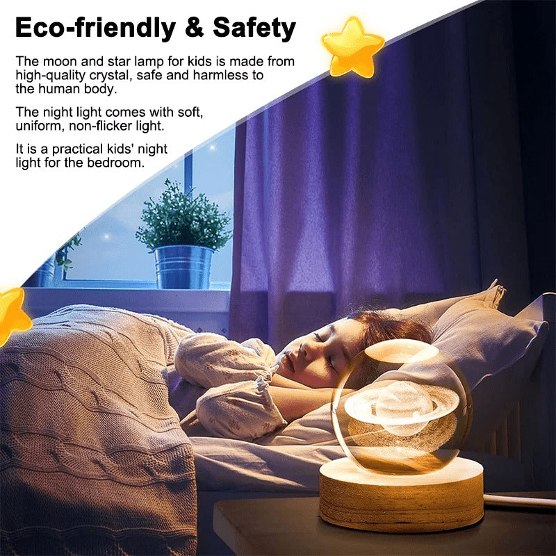 MODENIX™-Night Light Galaxy Crystal Ball Lamp