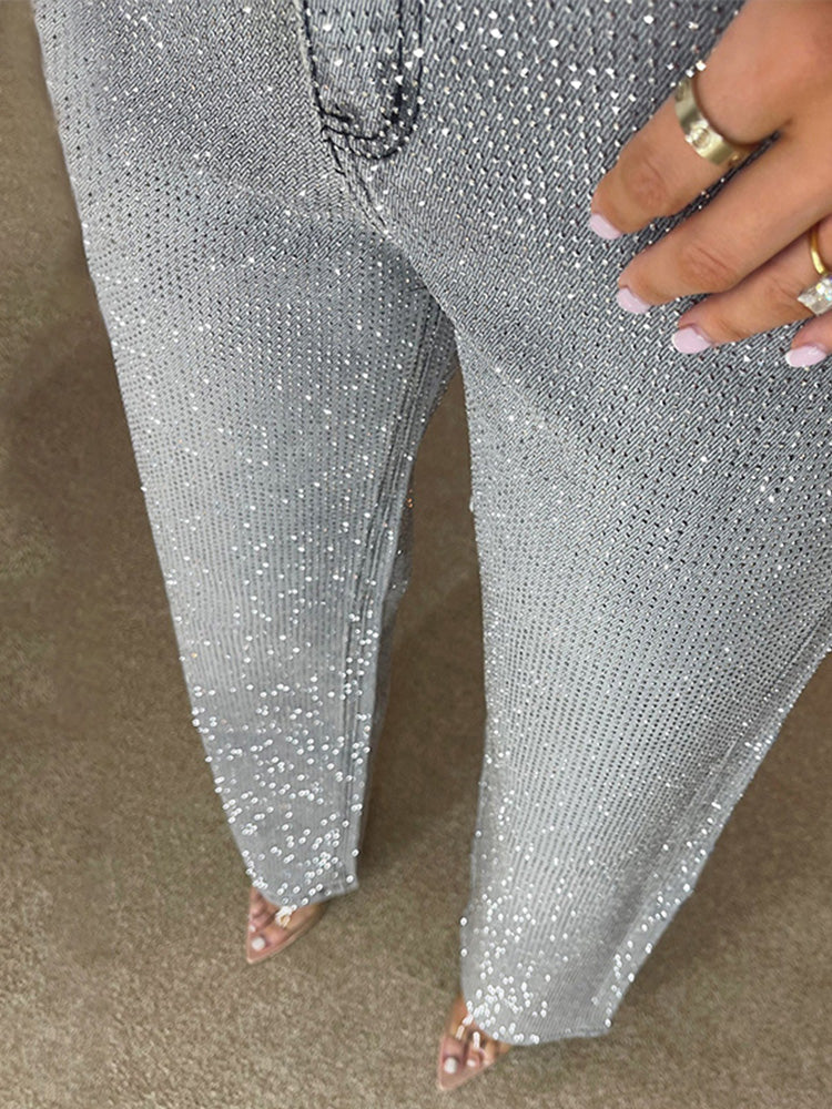 MODENIX™ – SHINY RHINESTONE JEANS