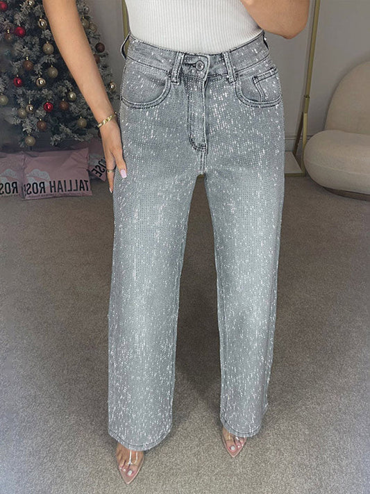 MODENIX™ – SHINY RHINESTONE JEANS