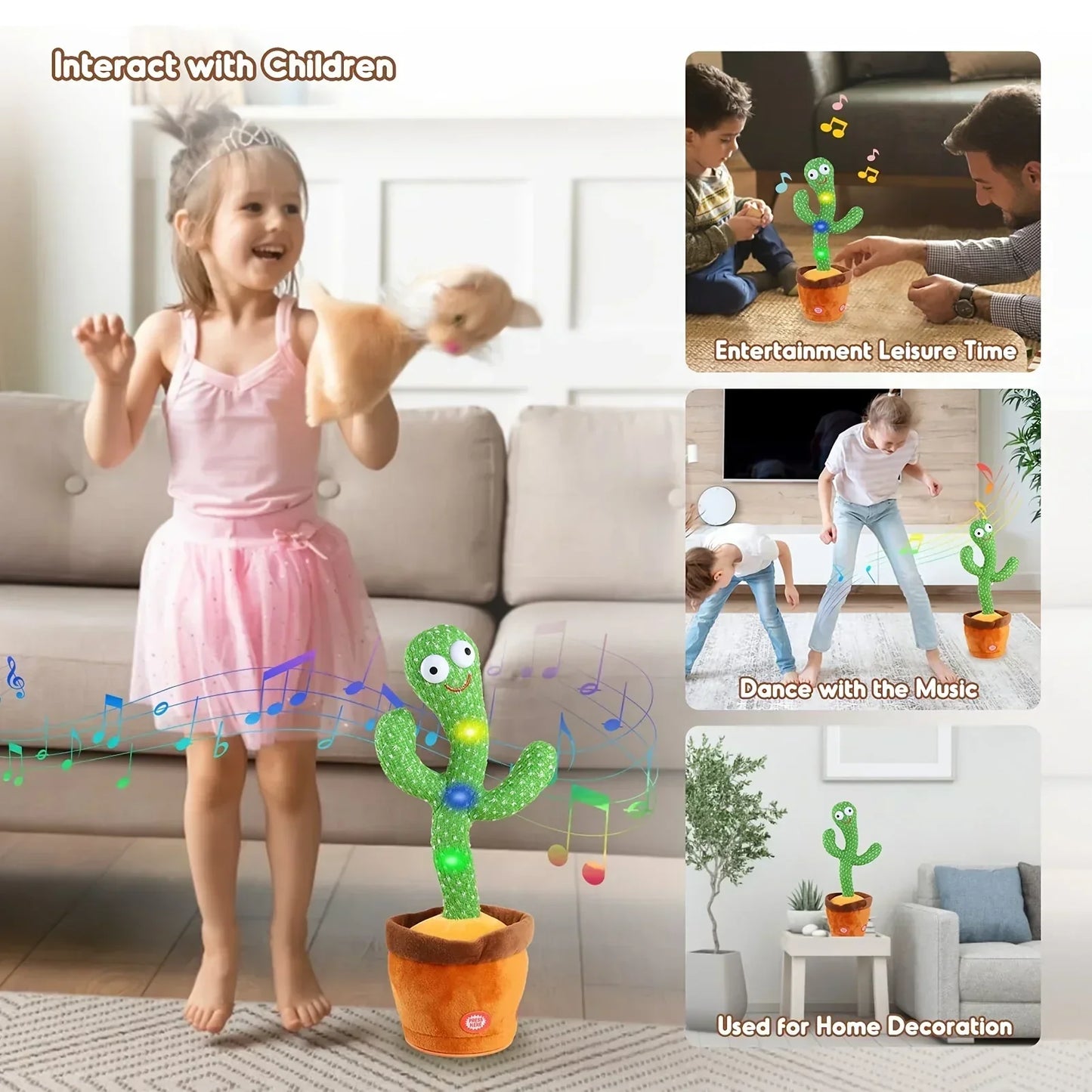 MODENIX™-Cacto Dancing Cactus Plush Toy