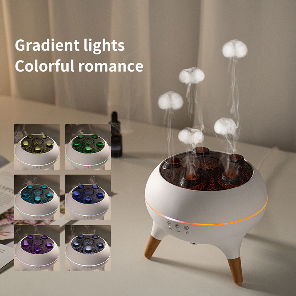 MODENIX™- 3D JELLYFISH FLAME AROMATHERAPY DIFFUSER