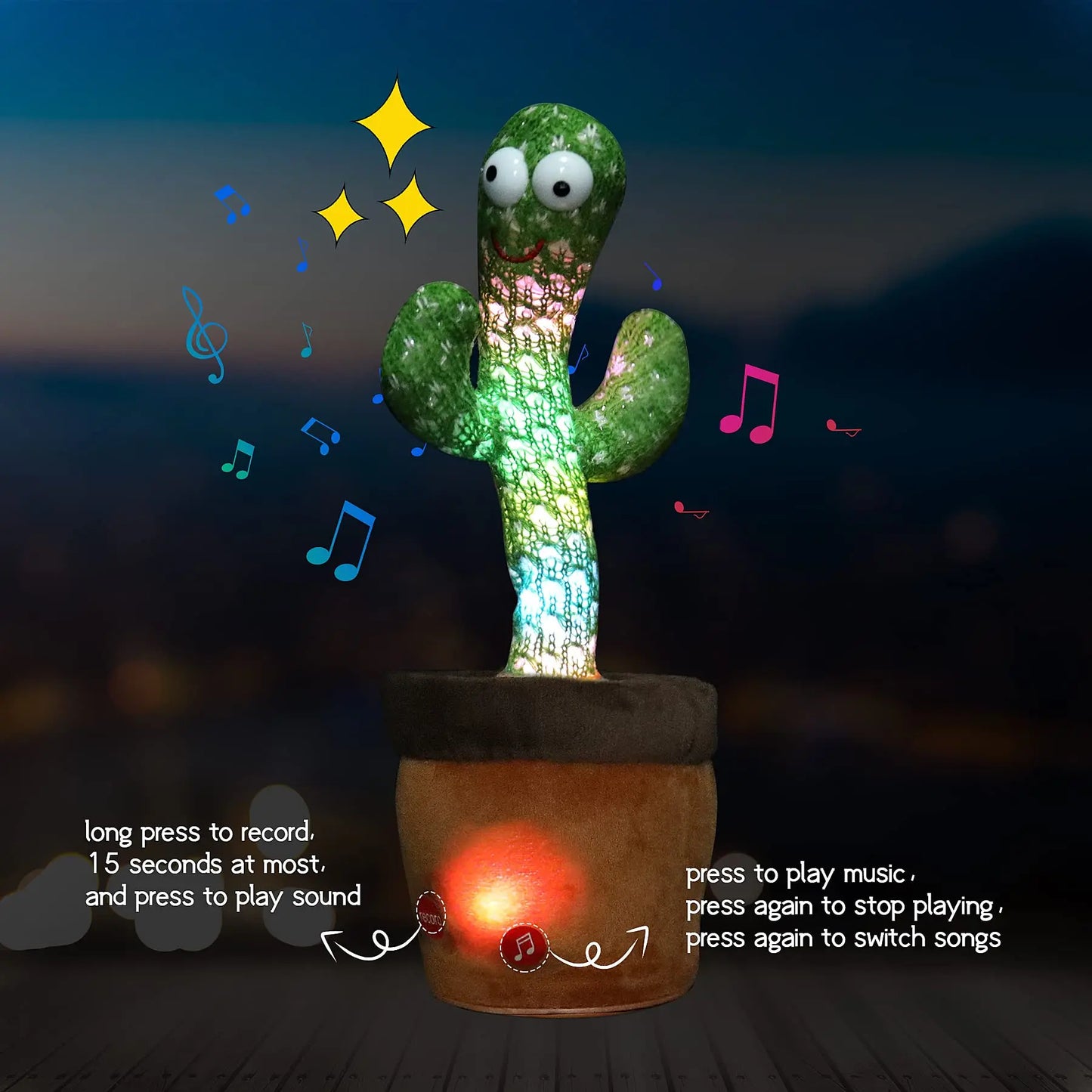 MODENIX™-Cacto Dancing Cactus Plush Toy