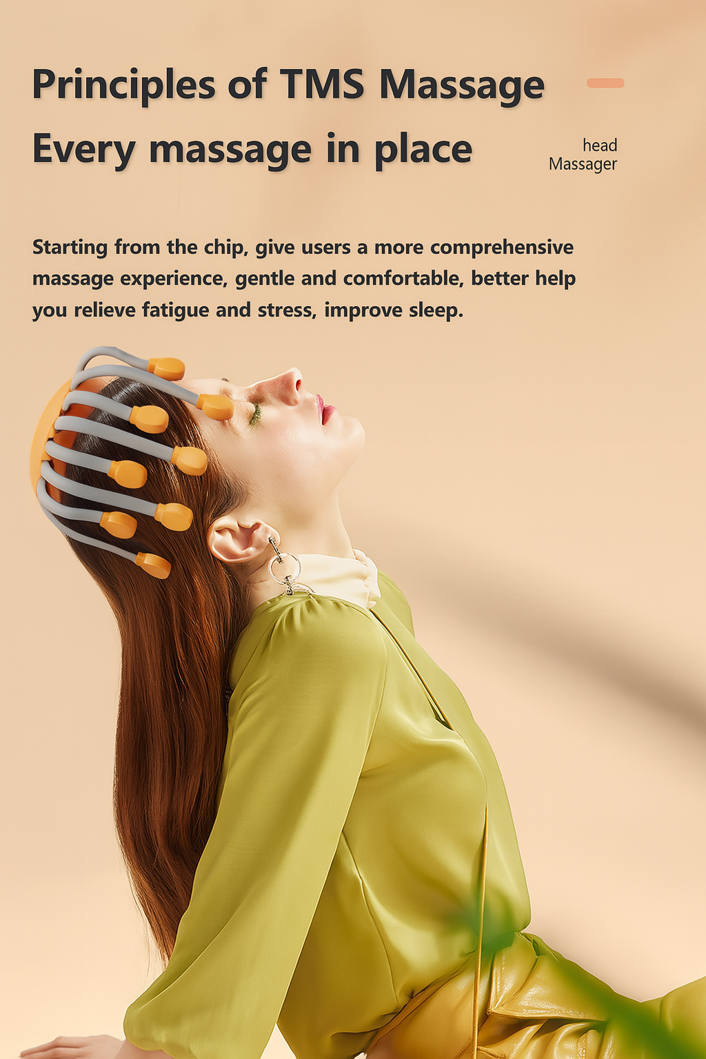 MODENIX™ – RED LIGHT HEAD MASSAGER OCTOPUS WITH 20 NODES